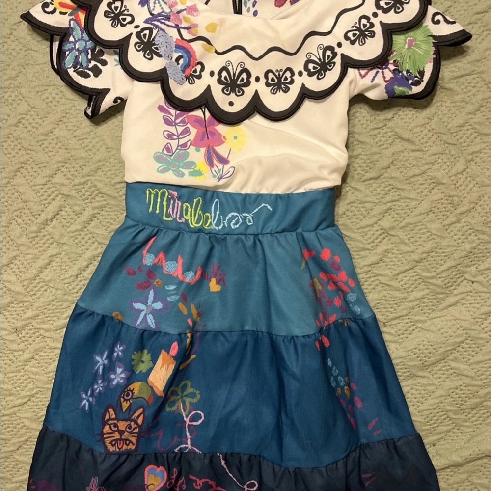 Disney Mirabel Kids Costume - Blue and White